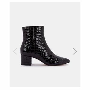 Dolce Vita Bel Booties in Midnight Croco